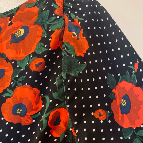 Beautiful, red, floral print dress by Free People, size small - Picture 8 of 12